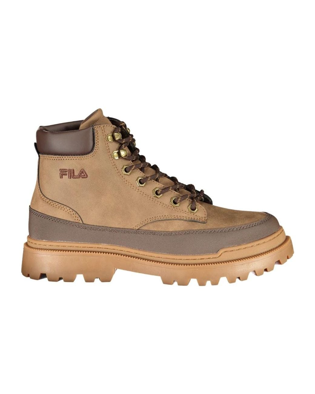Fila Brown Lace-Up Boots for men