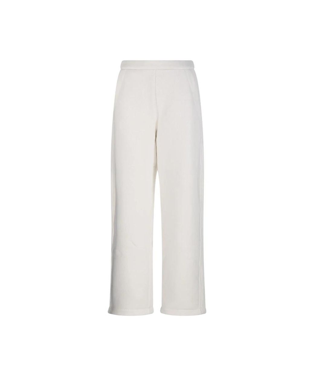 Max Mara Broeken ,Wit ,Dente Jogging Pants in het White