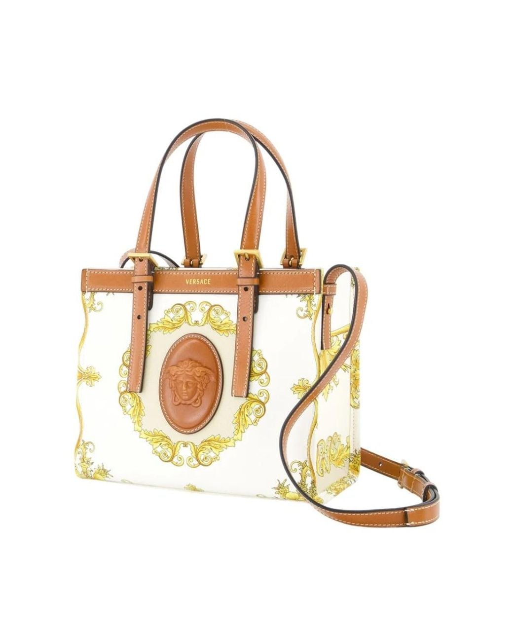 Versace Metallic Shopping Bags