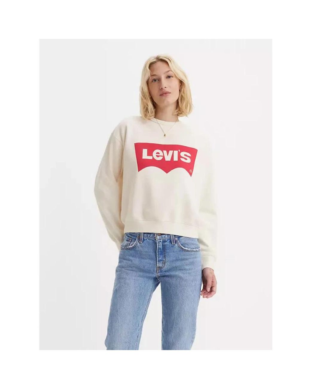 Levi's White Sweatshirts