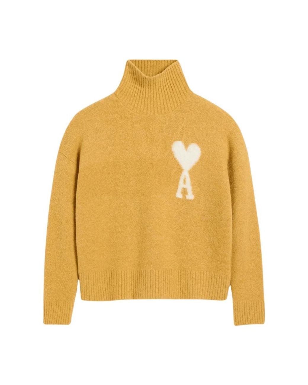 AMI Yellow Turtlenecks for men