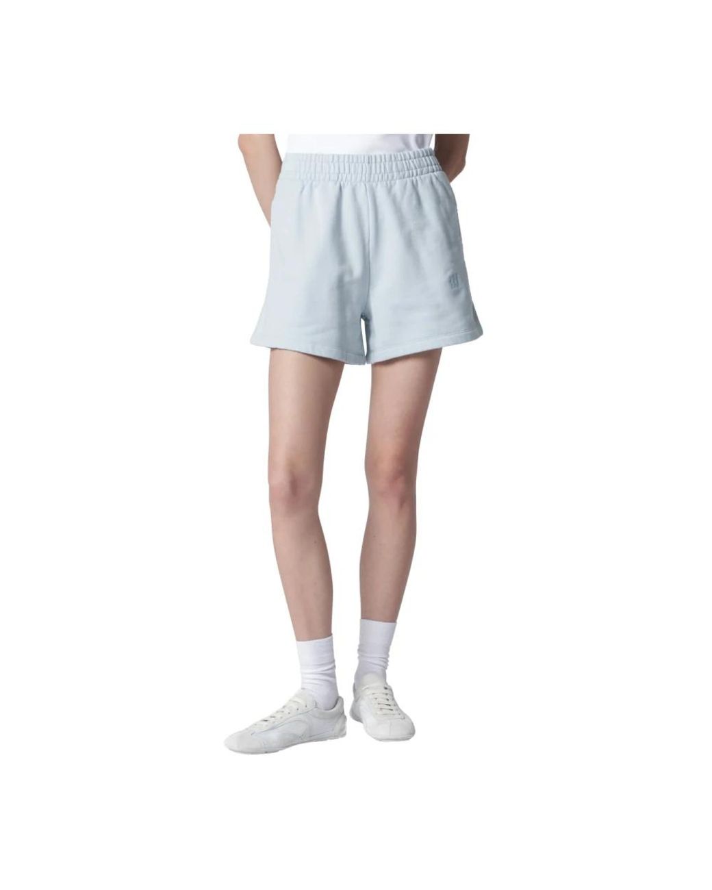 Anine Bing Blue Short Shorts
