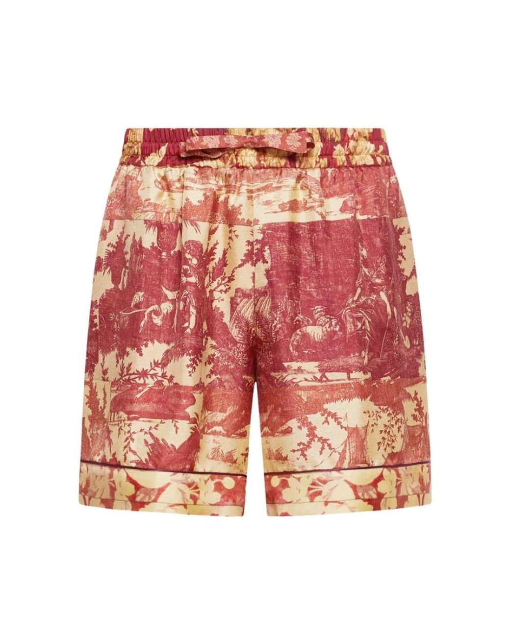 Pierre Louis Mascia Red Casual Shorts