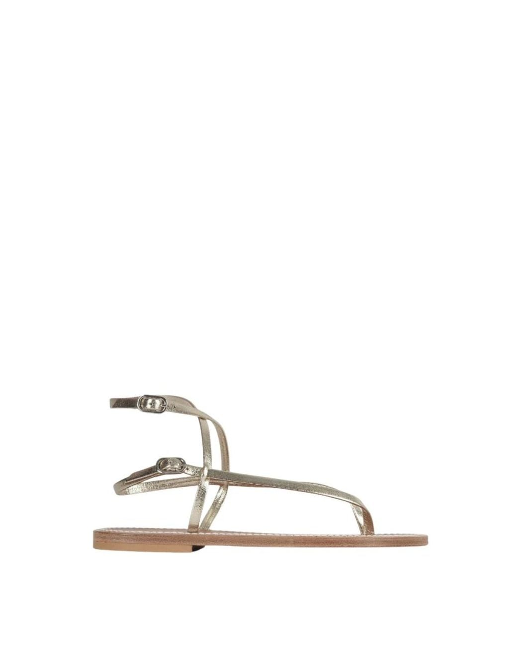 Flat Sandals K. Jacques de color Natural
