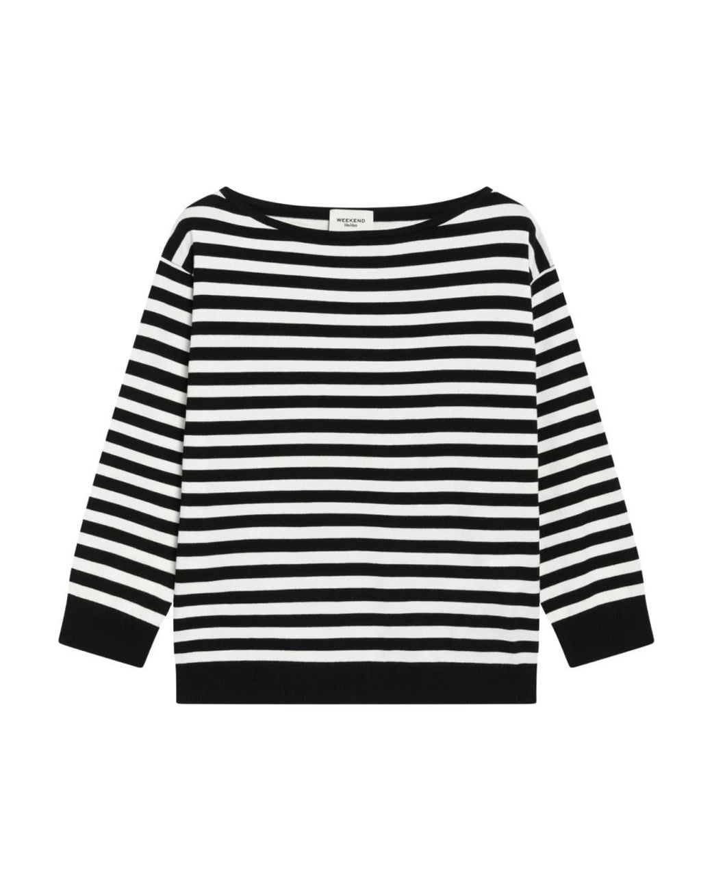 Weekend by Maxmara Black Round-Neck Knitwear