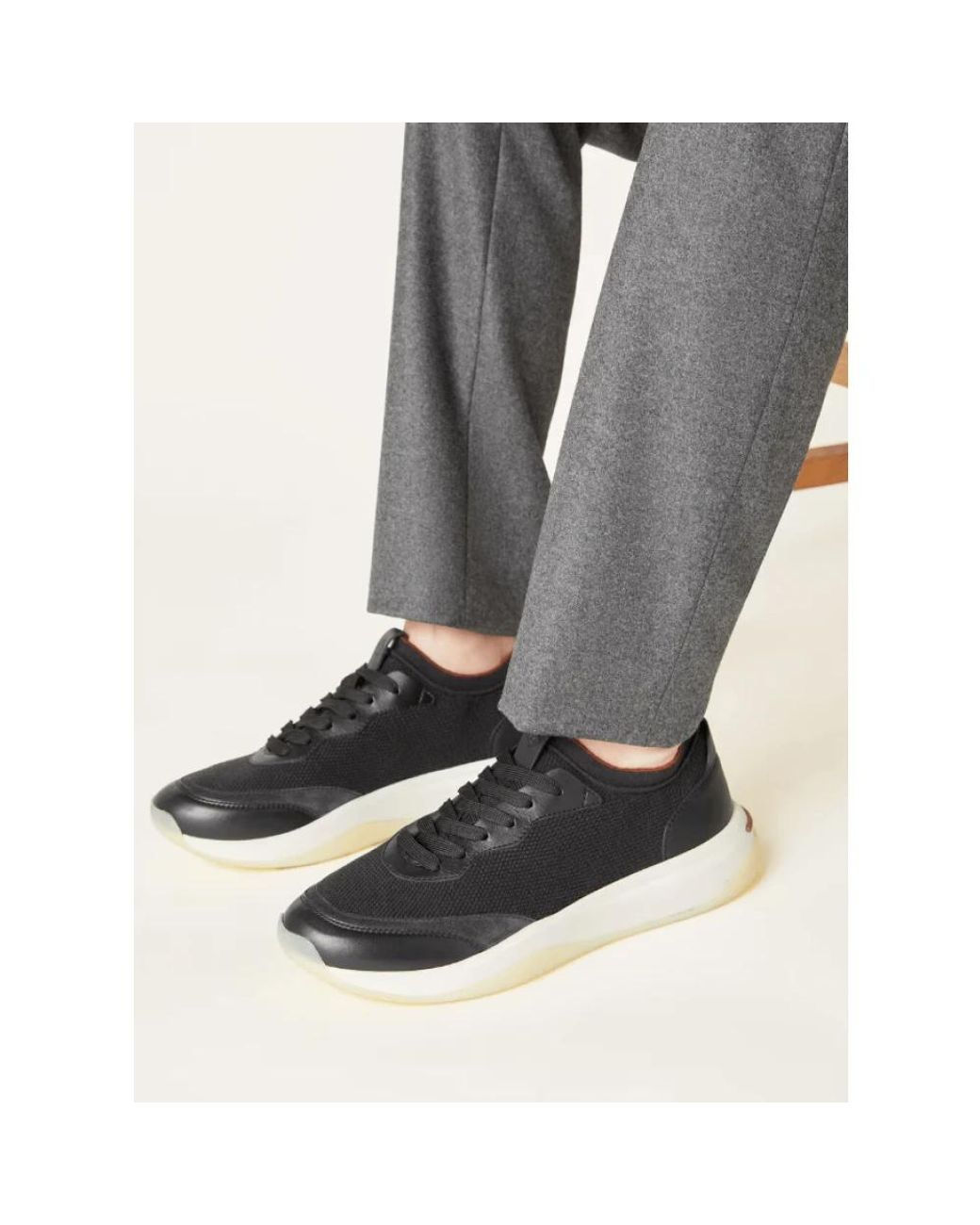 Loro Piana Black Sneakers for men