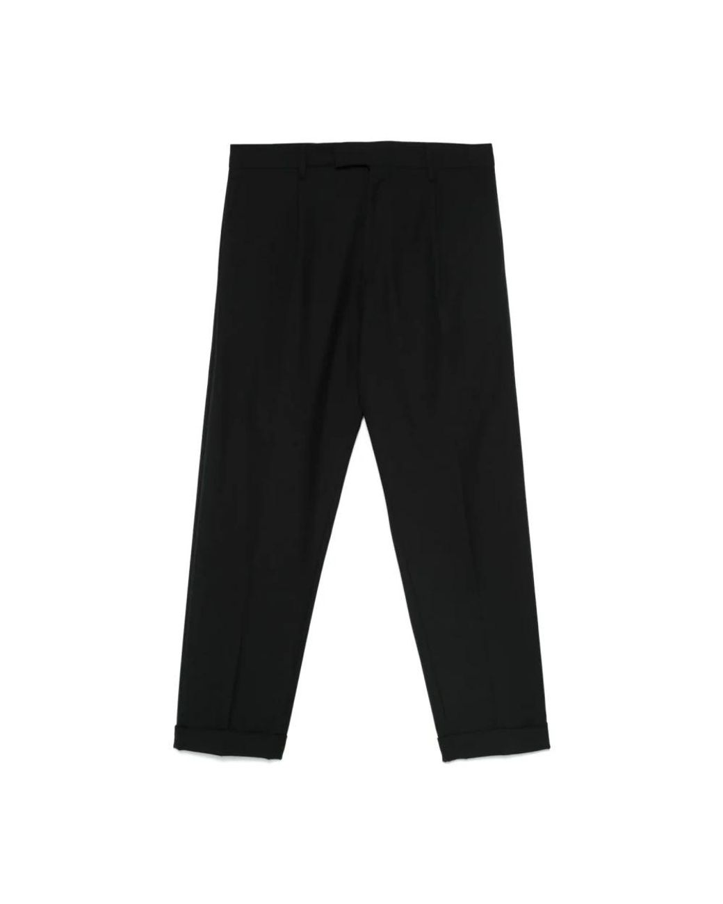 Low Brand Black Straight Trousers for men