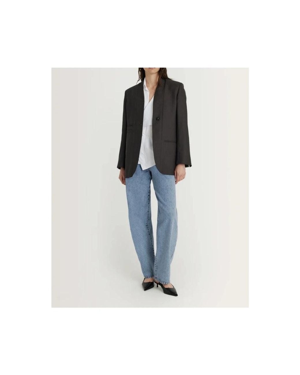Margaux Lonnberg Gray Blazers
