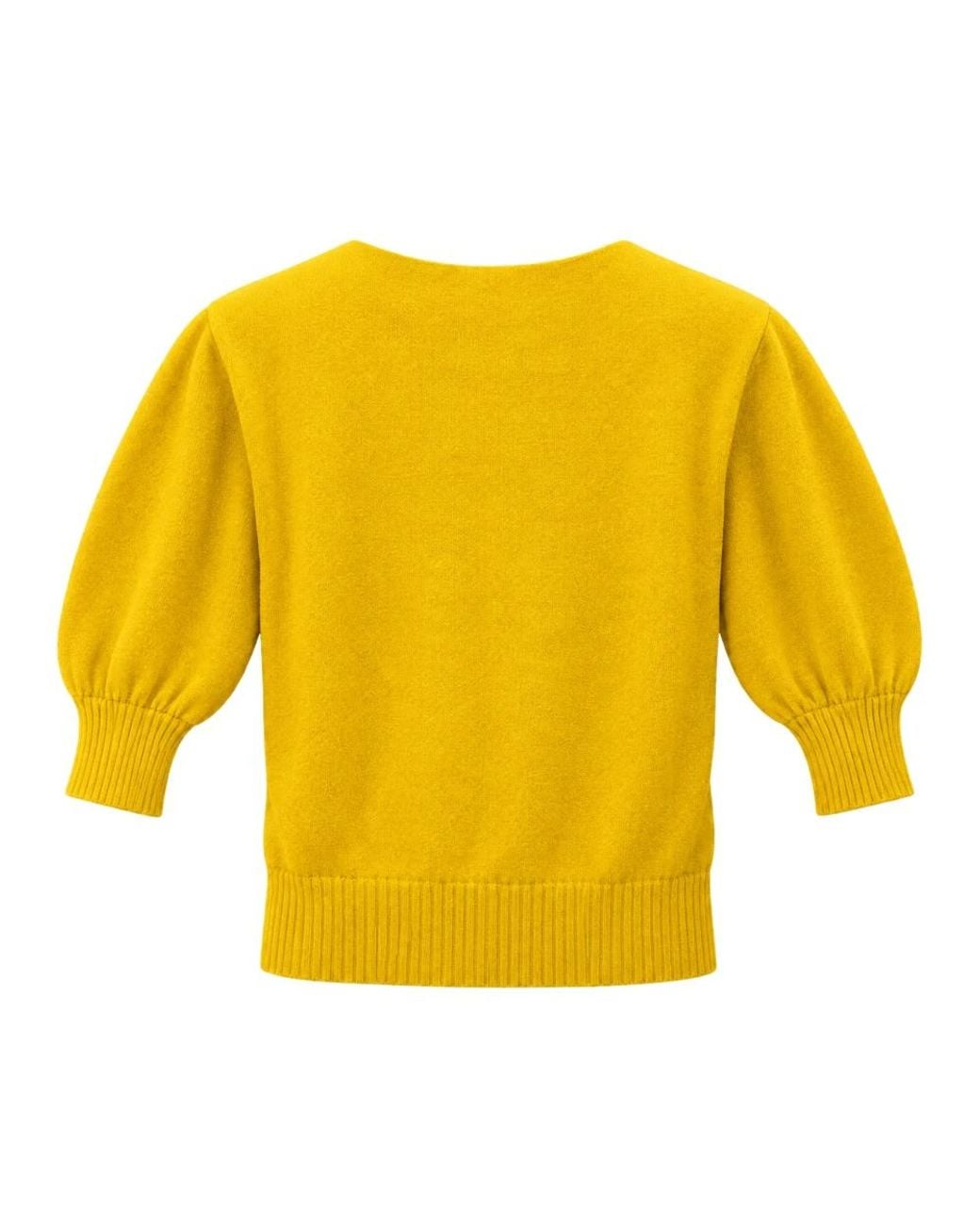 Liviana Conti Yellow Round-Neck Knitwear