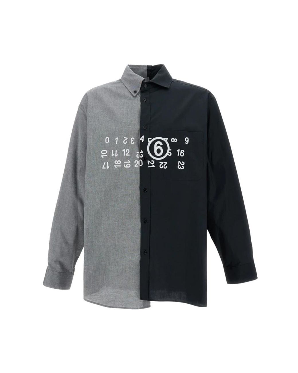 MM6 by Maison Margiela Blue Casual Shirts for men