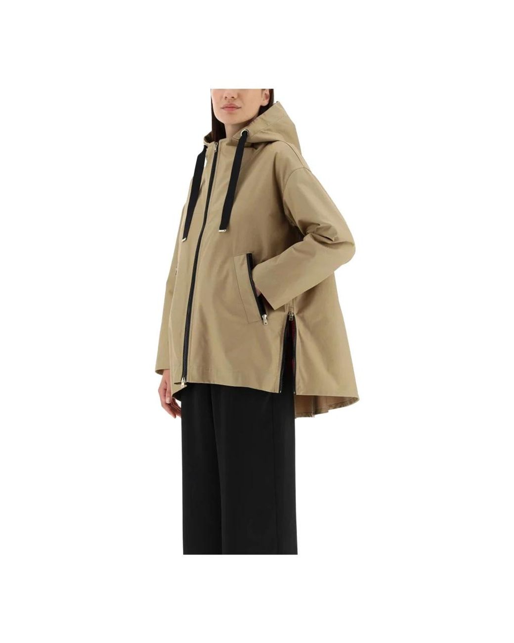 Herno Natural Flared Jacket