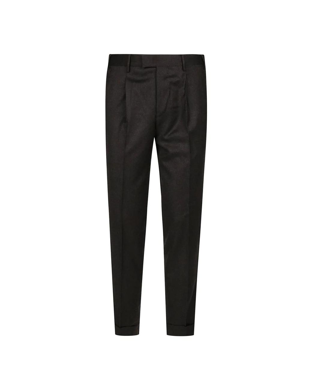 PT Torino Black Suit Trousers for men