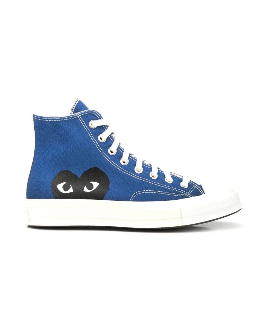 COMME DES GARÇONS PLAY Blue Sneakers for men