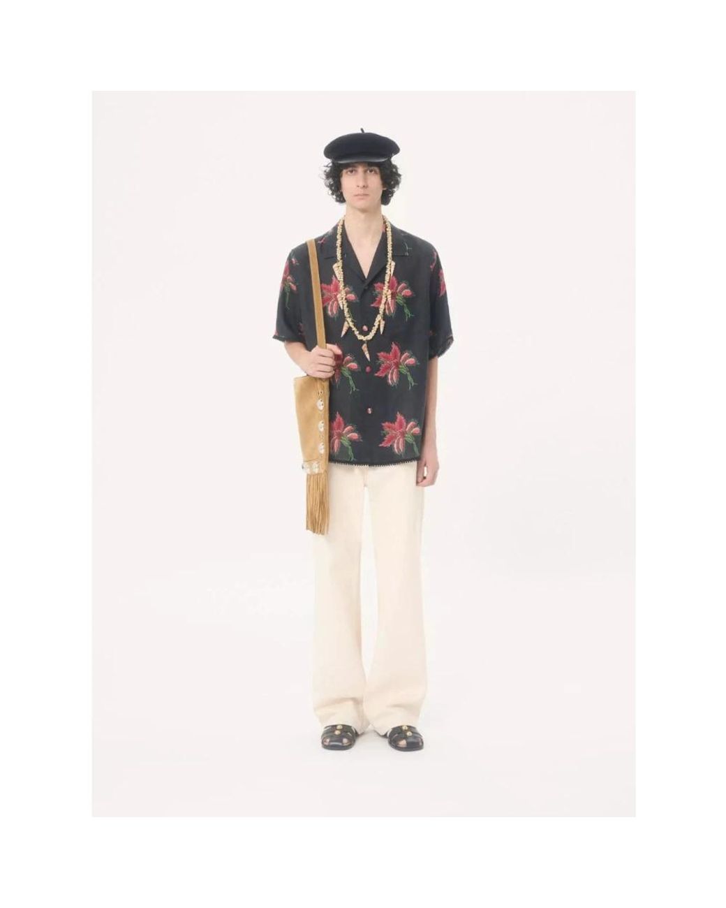 Valentino Garavani Black Short Sleeve Shirts for men