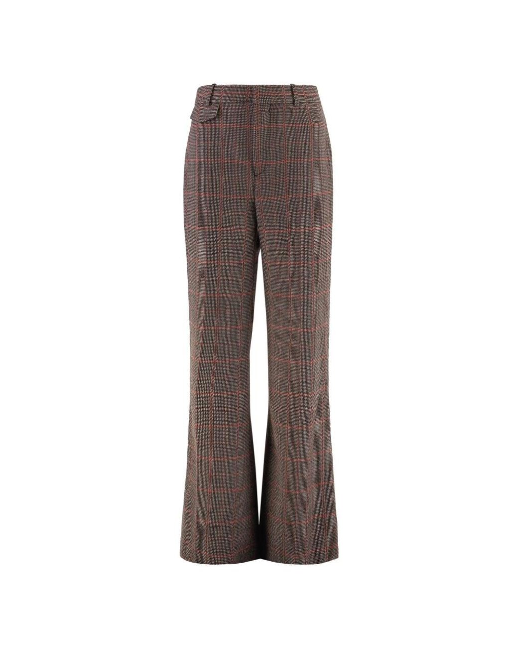 Chloé Brown Wide Trousers