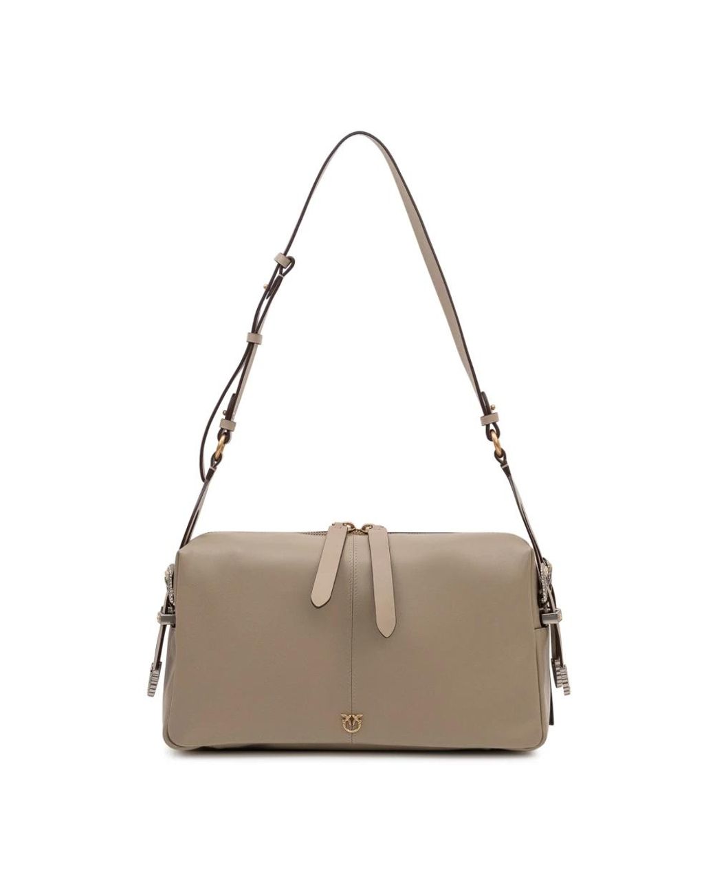 Pinko Gray Shoulder Bags