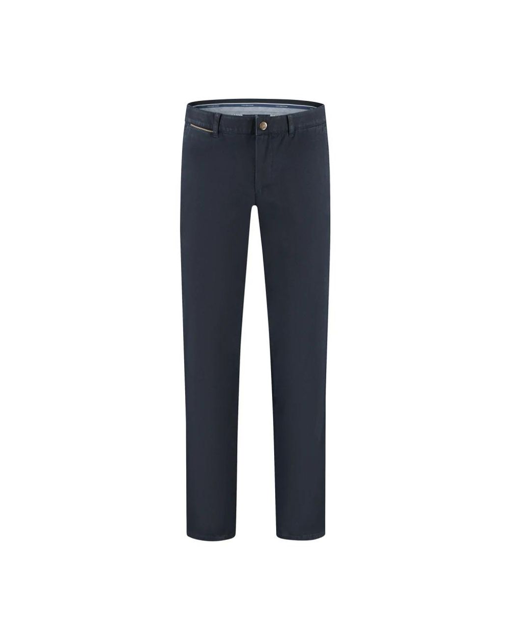 Com4 Broeken ,Blauw ,Katoen Modern Chino in het Blue voor heren
