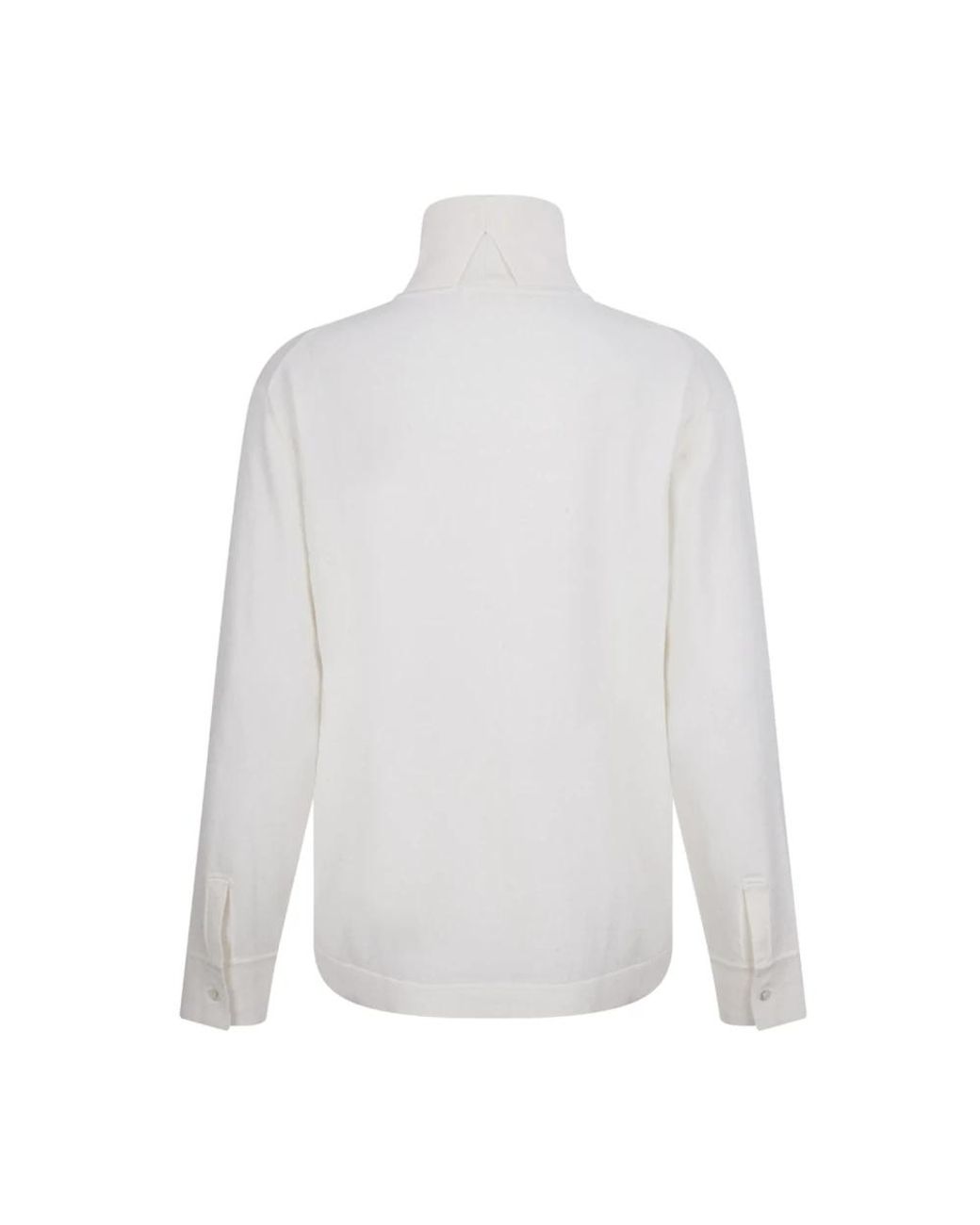 P.A.R.O.S.H. White Lime25 High Neck Strickware