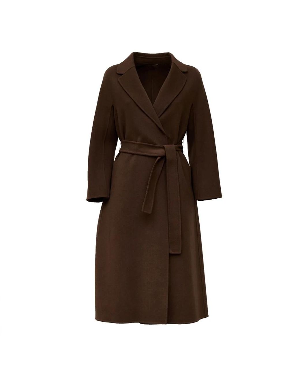 Max Mara Midi Omslagjas in het Brown