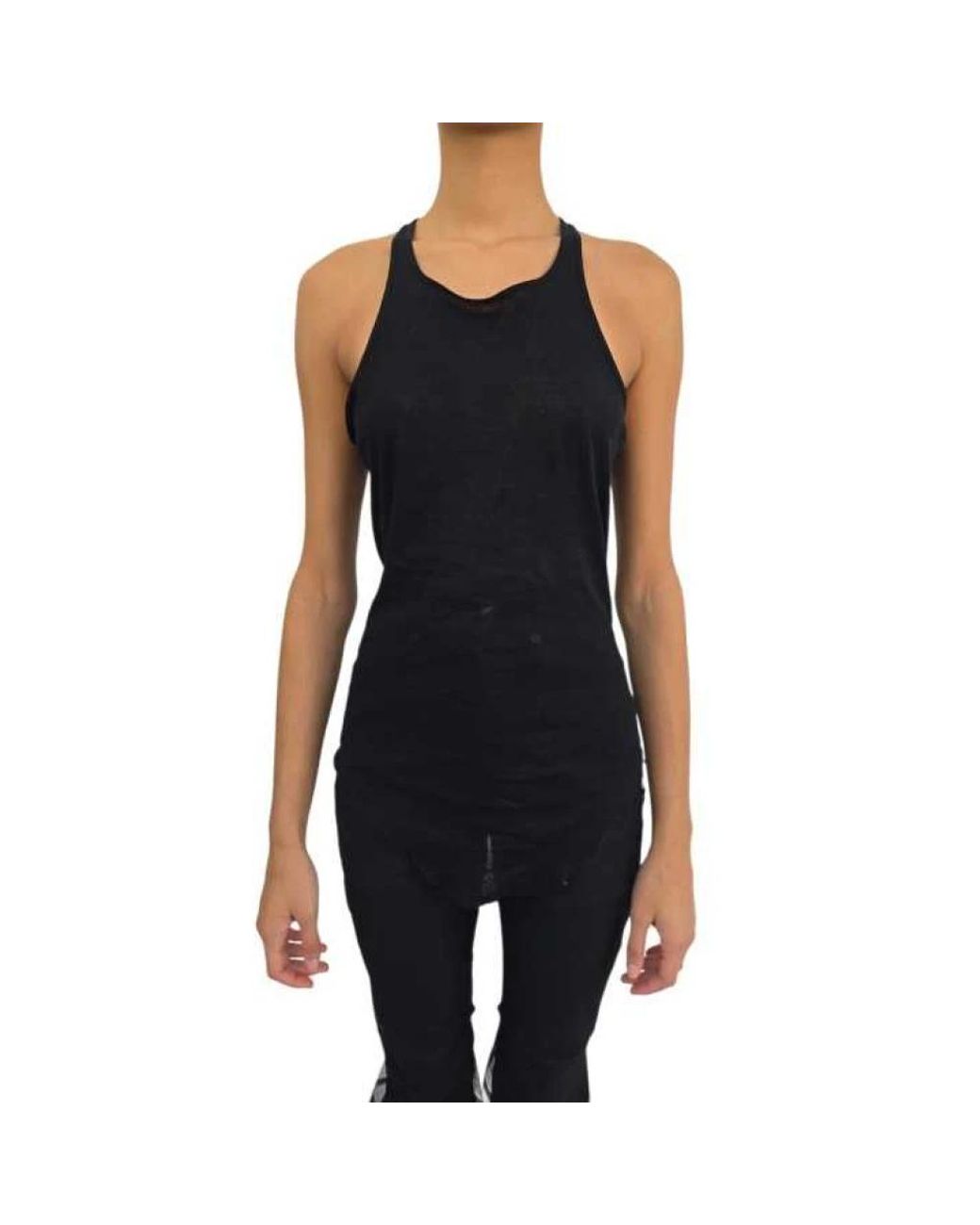 Rick Owens Black Basic Tank