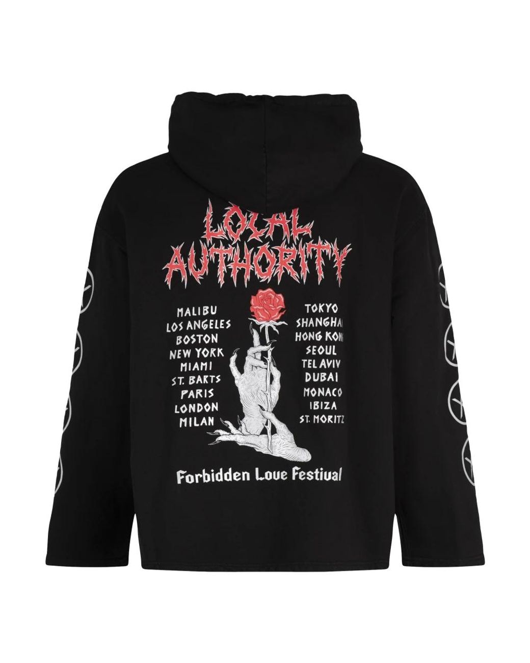Local Authority Black Hoodies for men