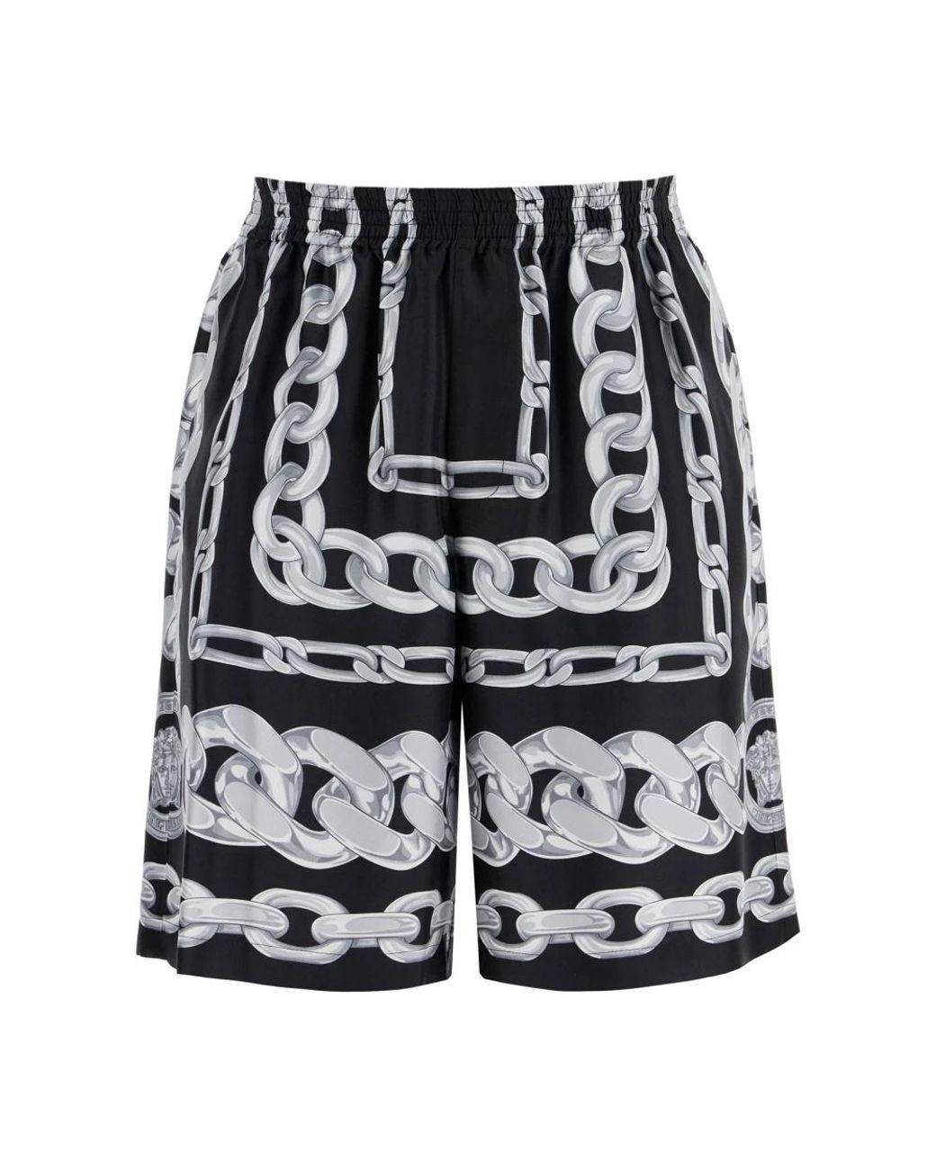 Versace Black Casual Shorts for men