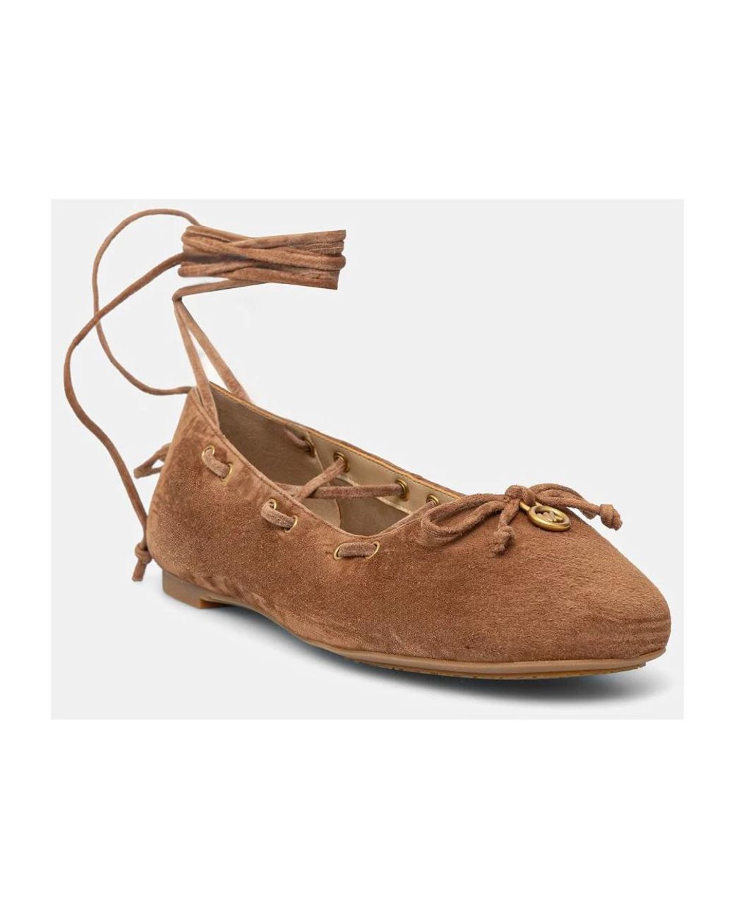 Michael Kors Brown Shae Flex Ballerina