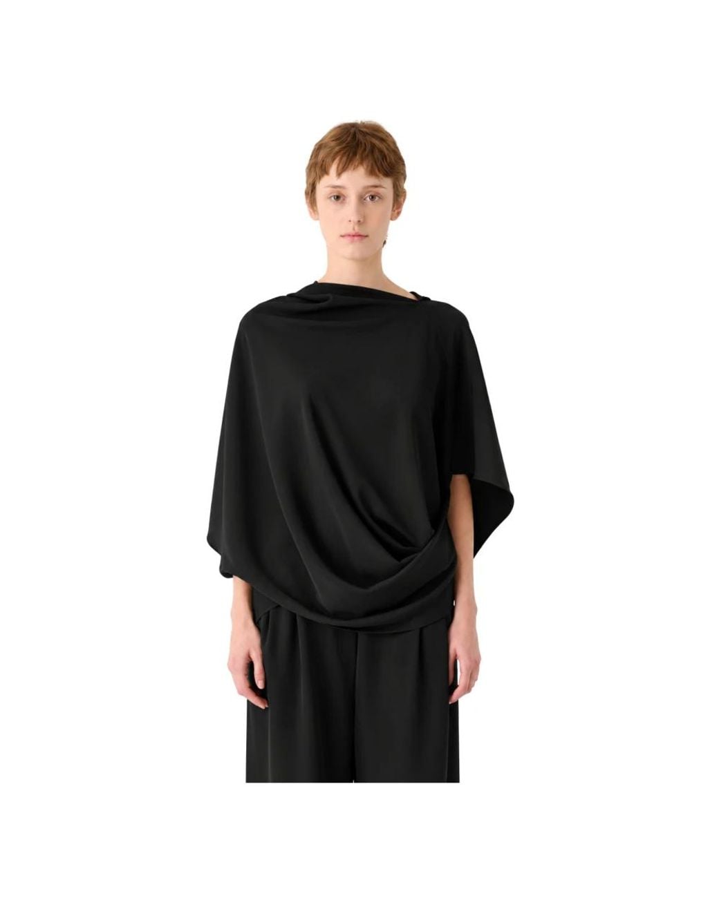 MEIMEIJ Black Sleeveless Tops