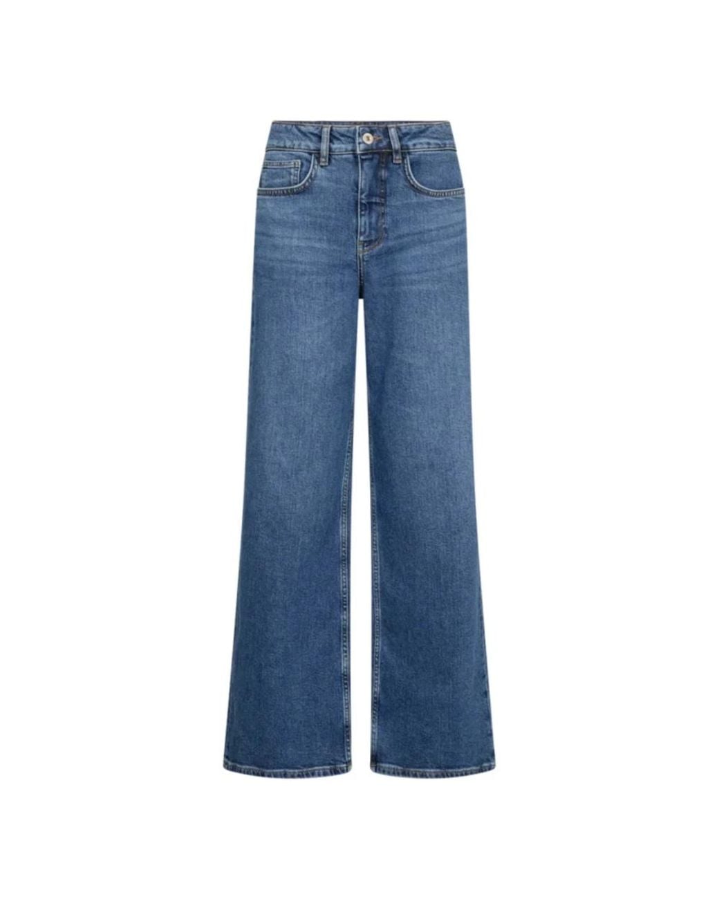 Mos Mosh Blue Wide Jeans