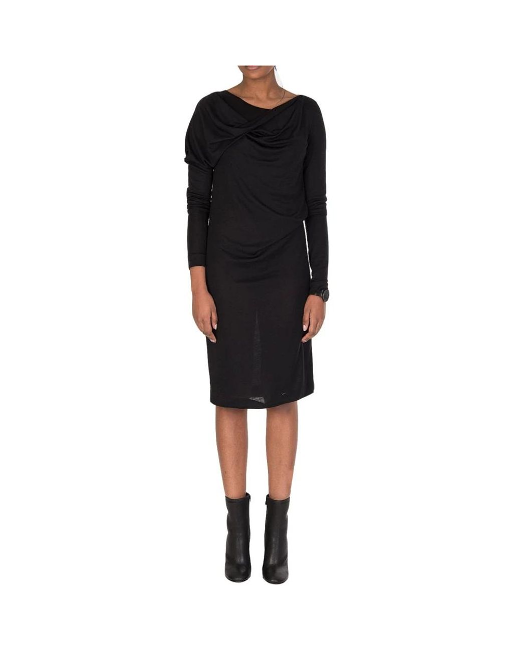 Maison Margiela Black Midi Dresses