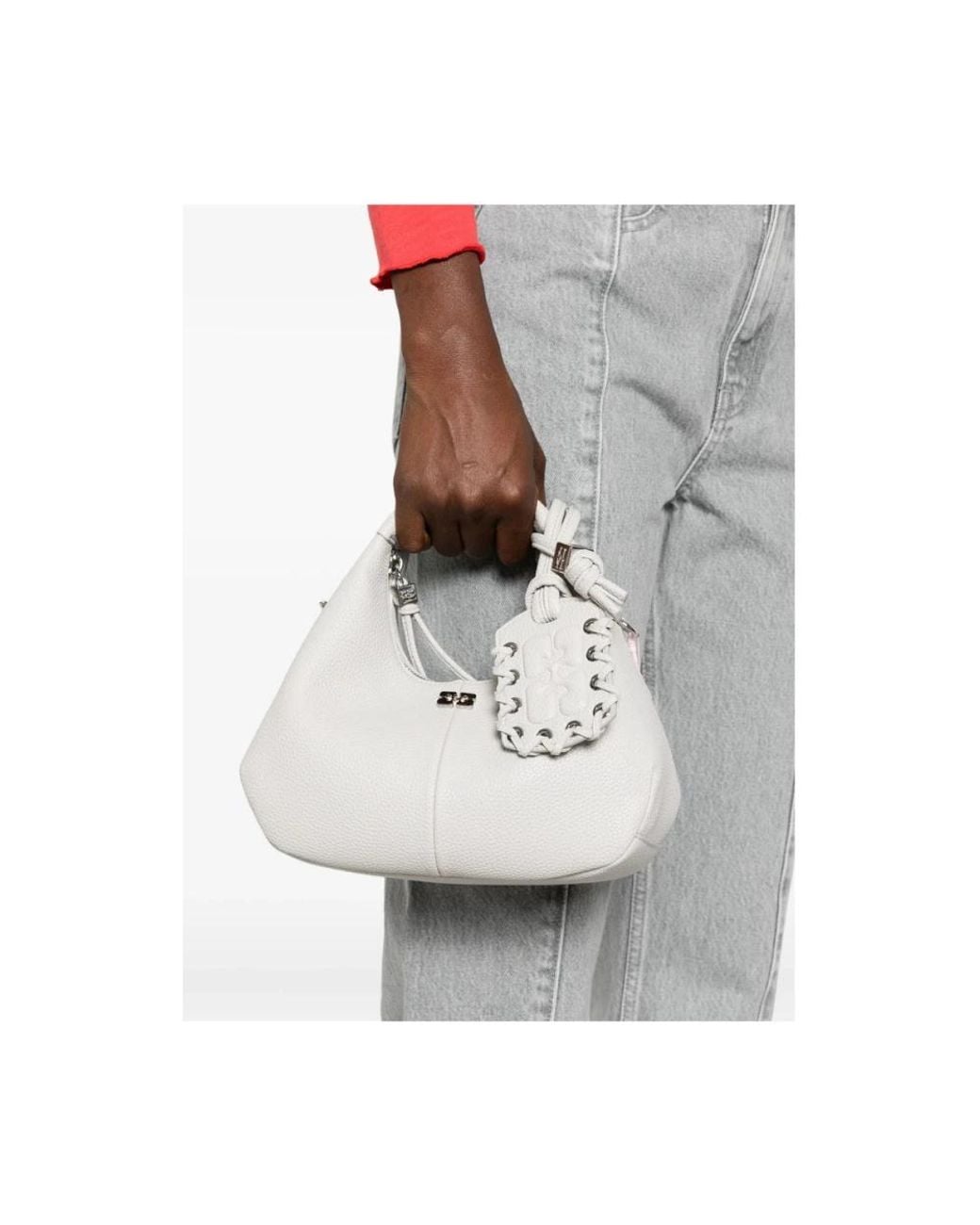 Ganni Gray Handbags