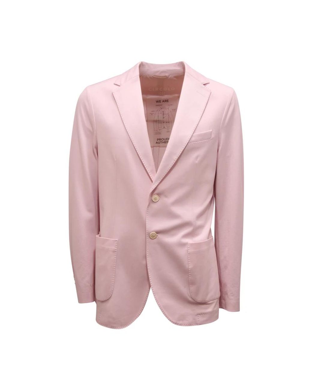 Circolo 1901 Pink Blazers for men