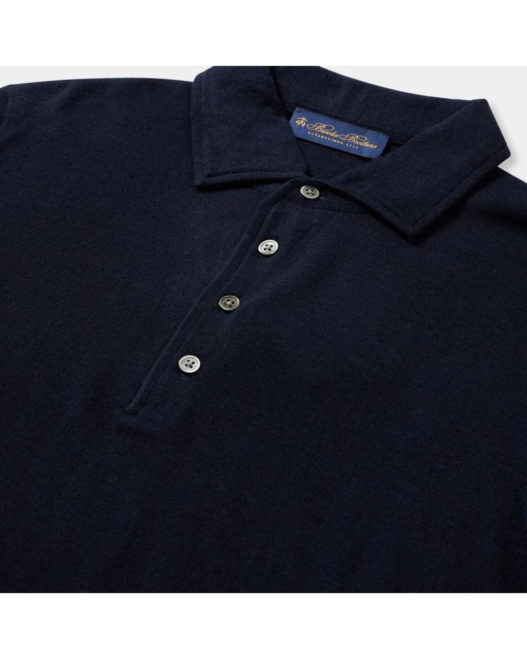 Brooks Brothers Blue Round-Neck Knitwear for men