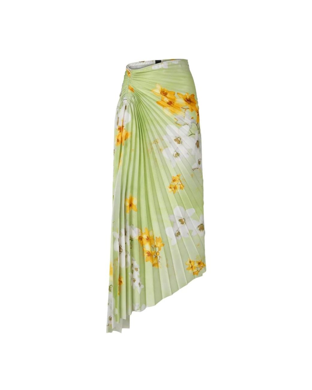 Pinko Yellow Midi Skirts