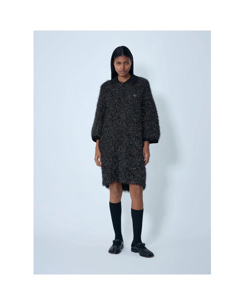 Lacoste Black Knitted Dresses