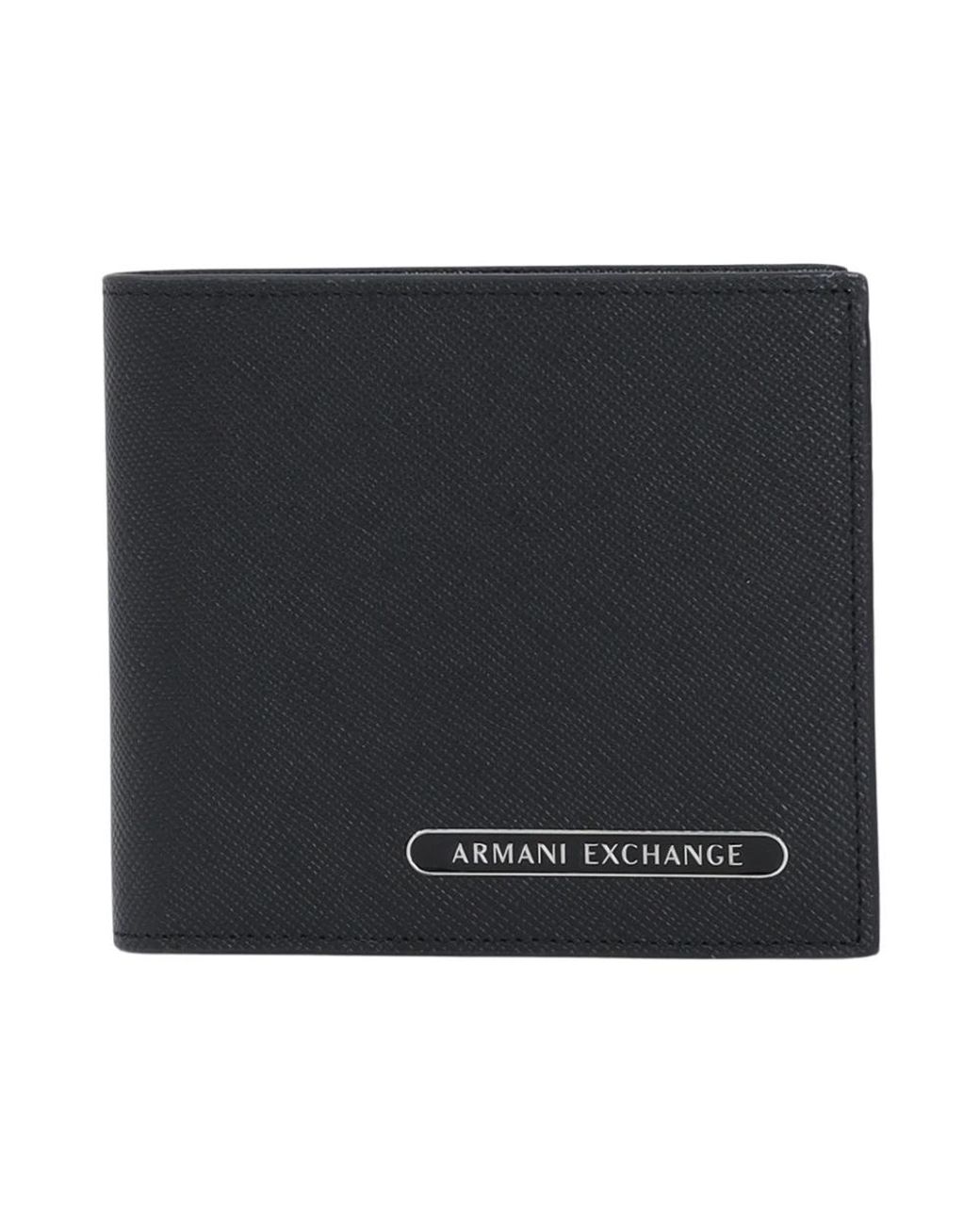 ARMANI EXCHANGE Black Wallets & Cardholders for men