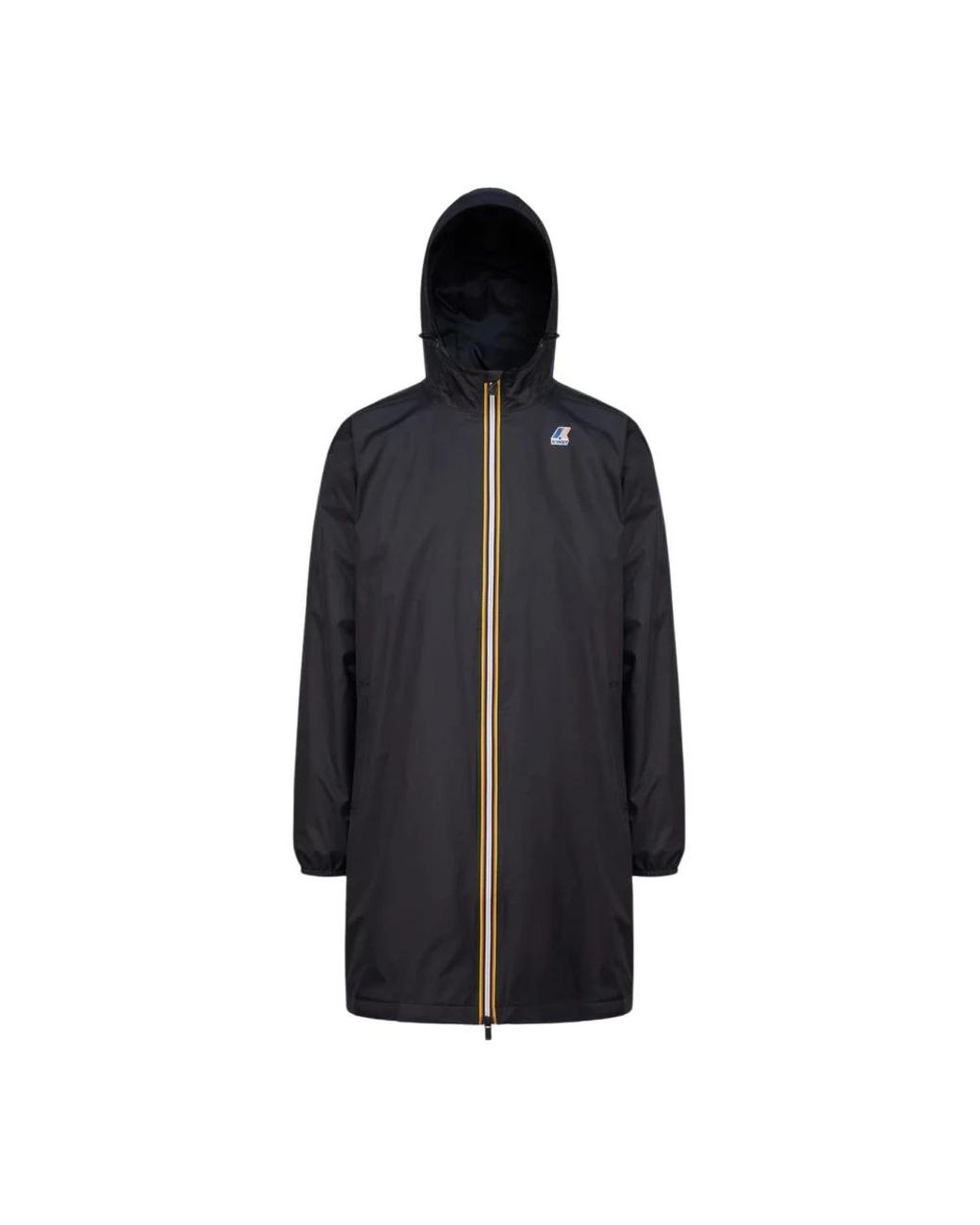 K-Way Jassen ,Zwart ,Nylon Eiffel Waterdichte Jas in het Blue voor heren