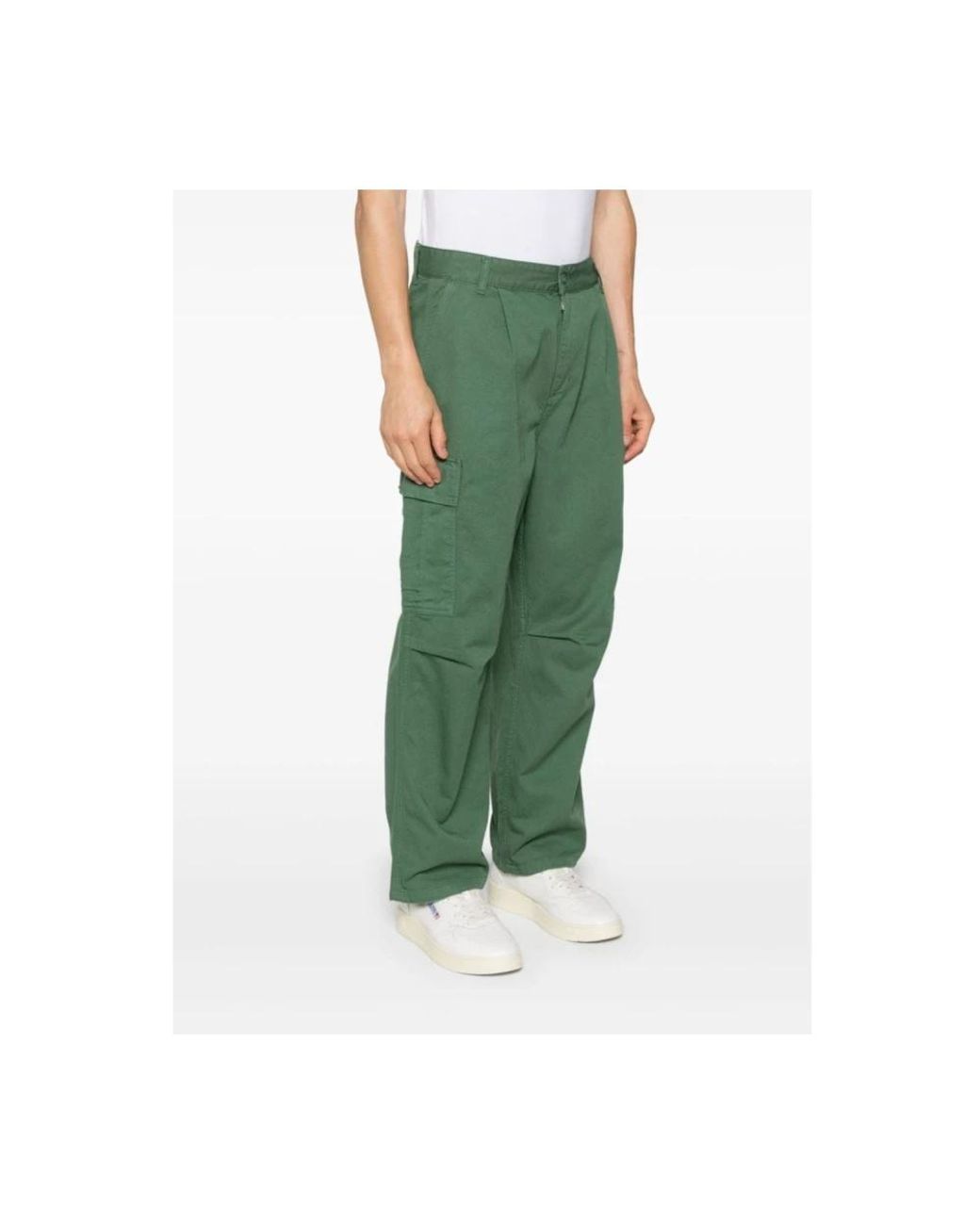 Carhartt Green Straight Trousers for men