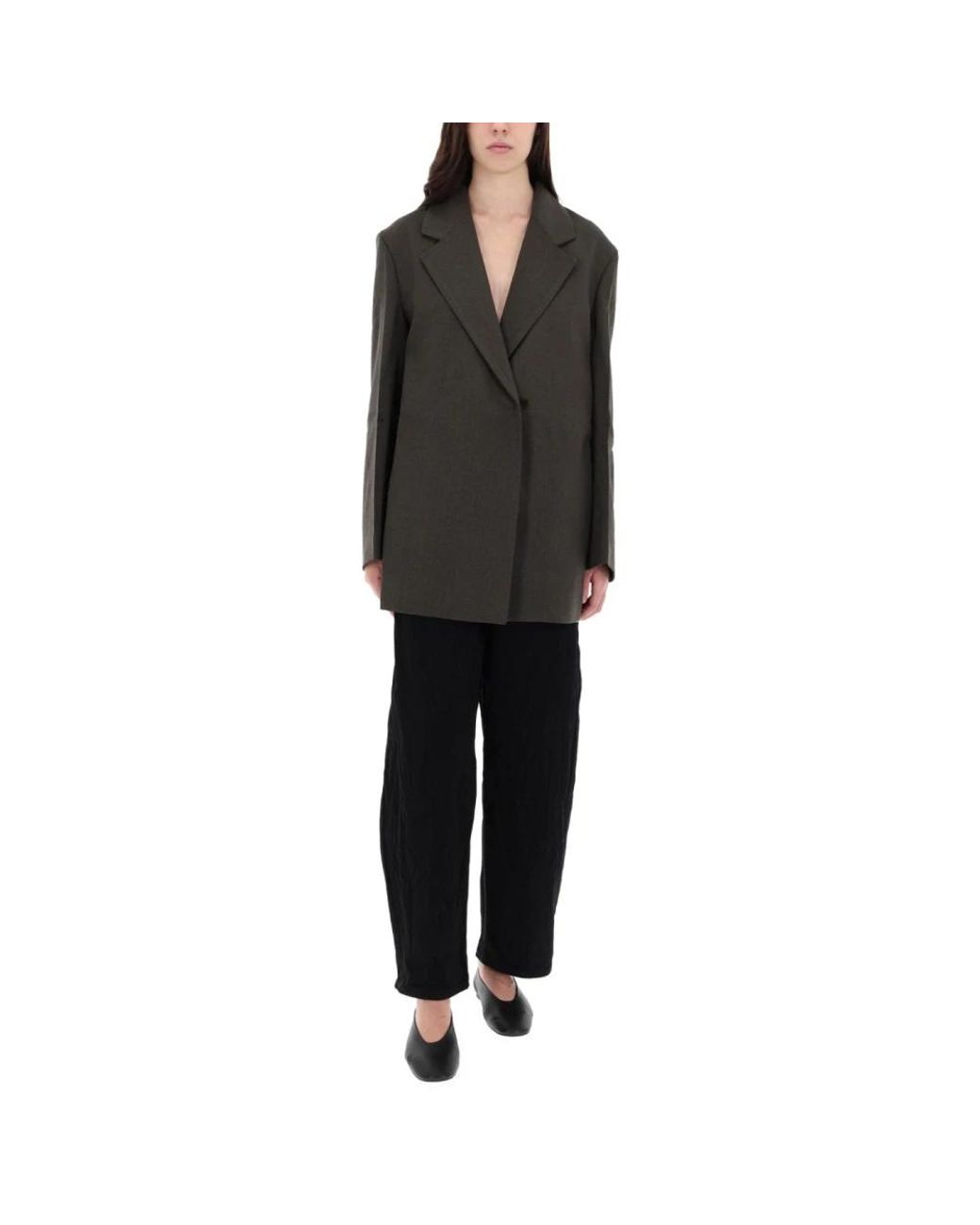 Studio Nicholson Black Wide Trousers
