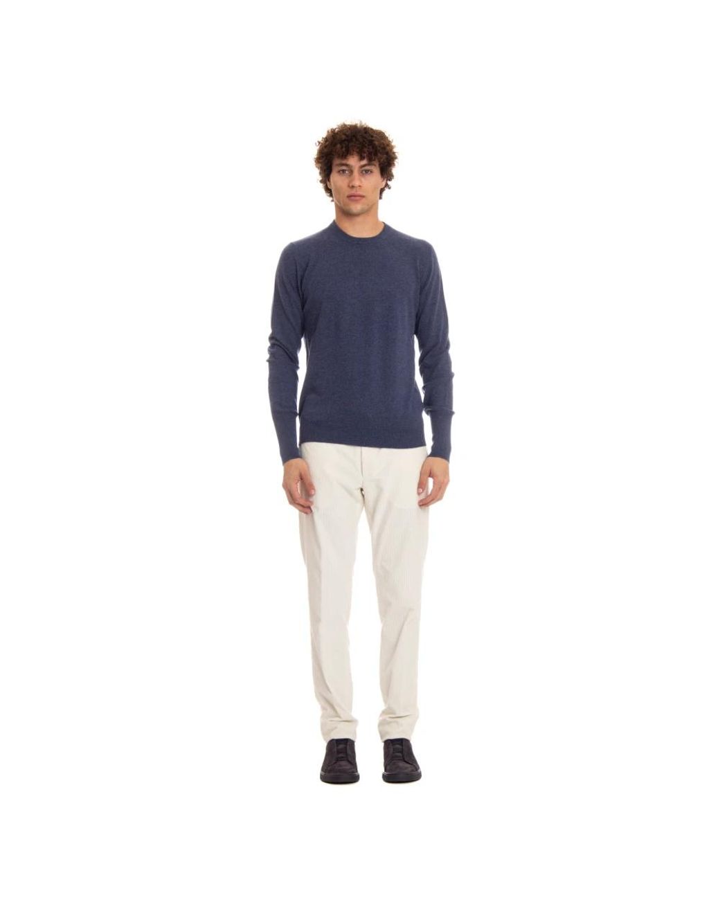 Ballantyne Kaschmir winterpullover in Blue für Herren
