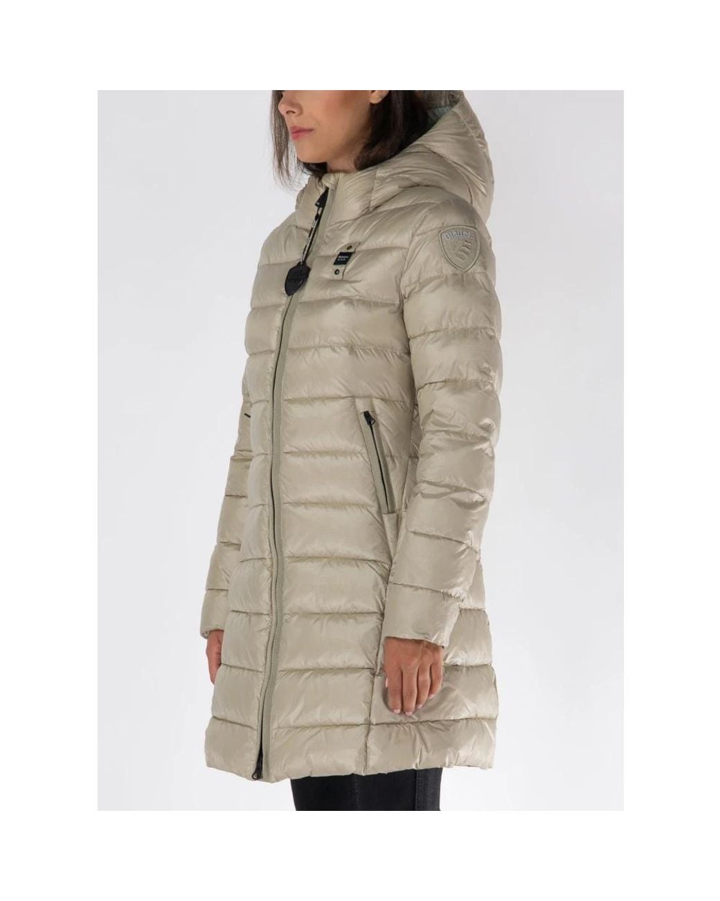 Winter Jackets Blauer de color Gray