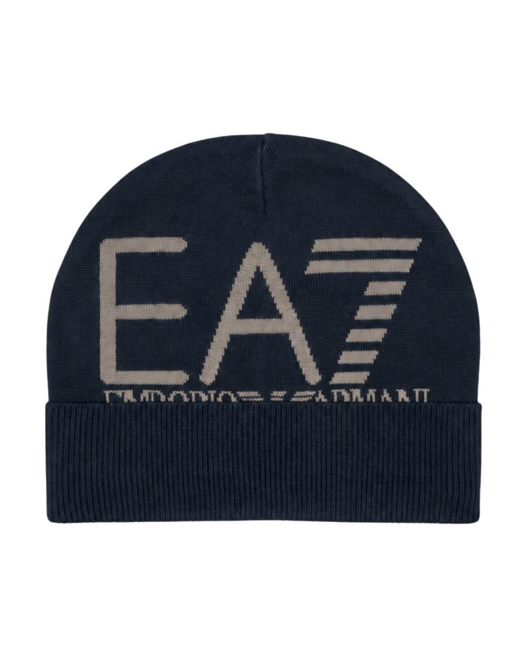 EA7 Accessoires ,Blauw ,Mountain Visibility Beanie in het Blue voor heren
