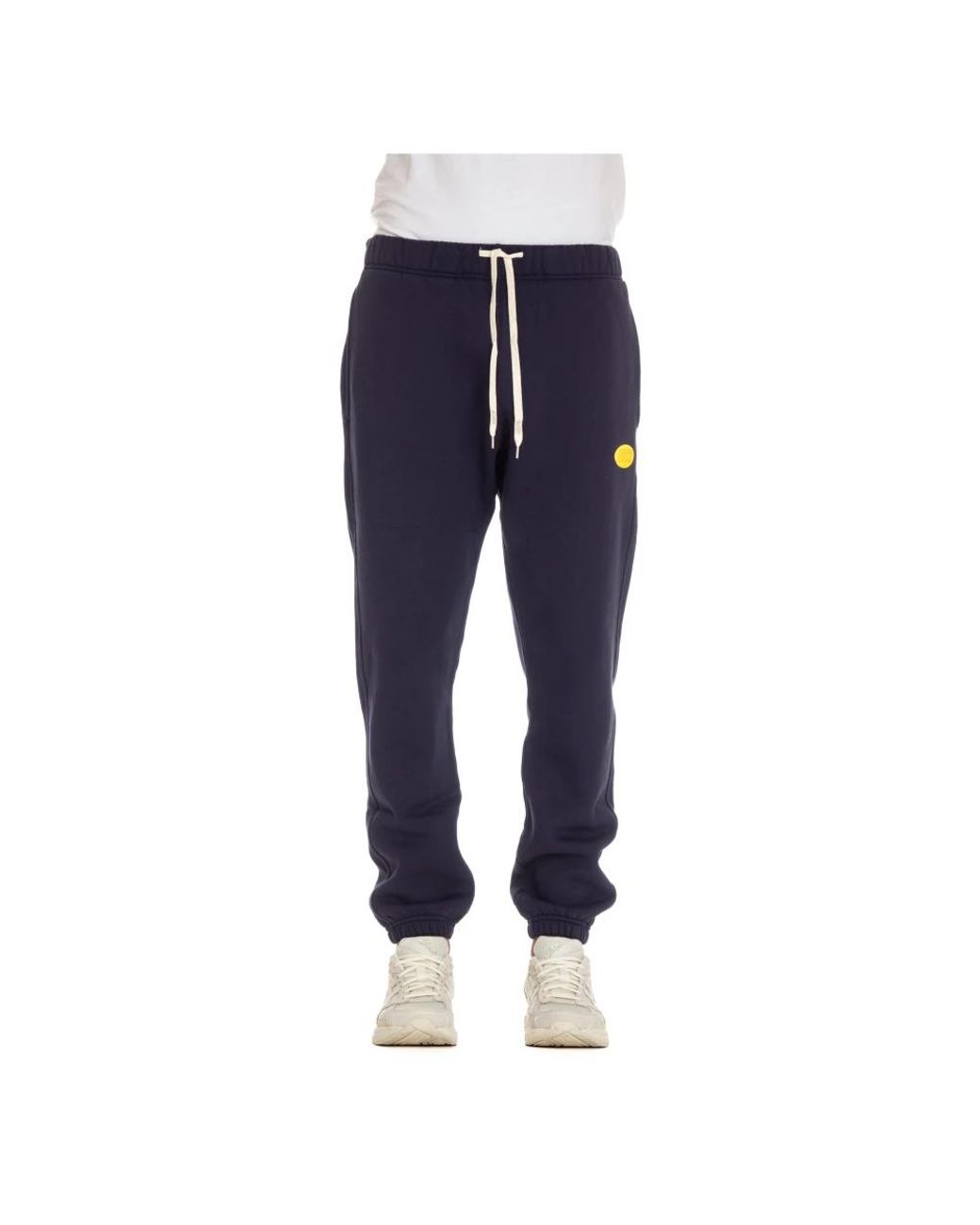 Autry Broeken ,Blauw ,Katoen Trainingsbroeken Met Elastische Tailleband in het Blue voor heren