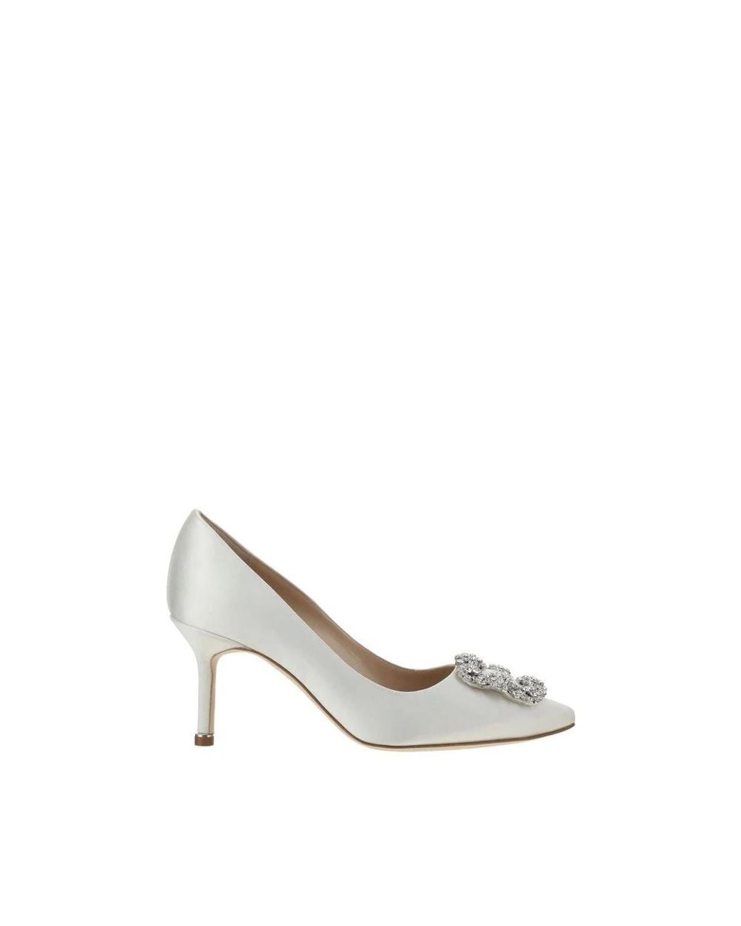 Manolo Blahnik White Pumps