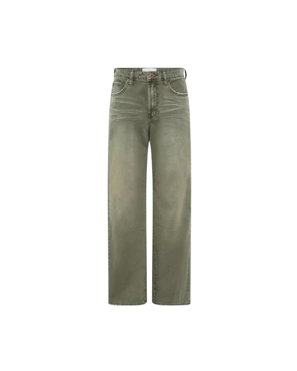 One Teaspoon Green Straight Fit Jeans
