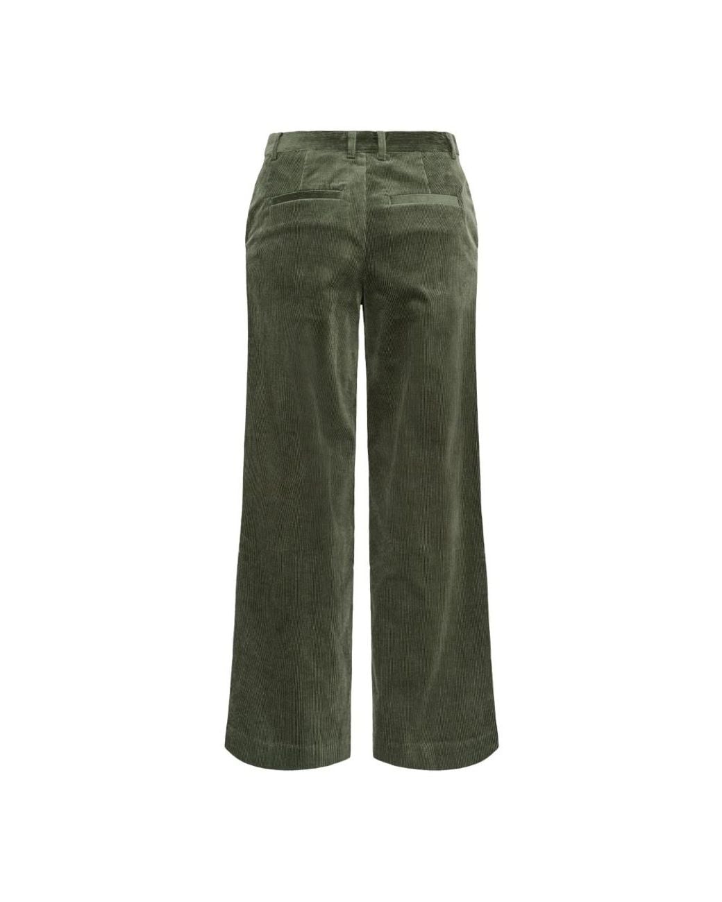 Part Two Green Wide Trousers