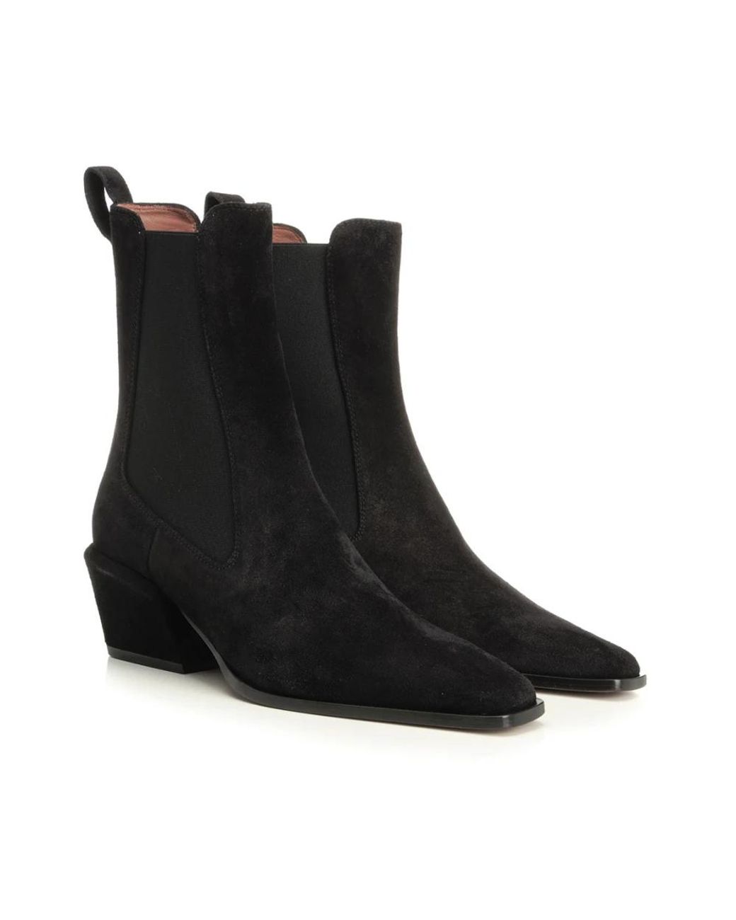 Paris Texas Black Cowboy & Biker Boots