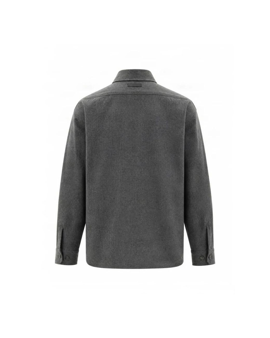 Paolo Pecora Gray Casual Shirts for men