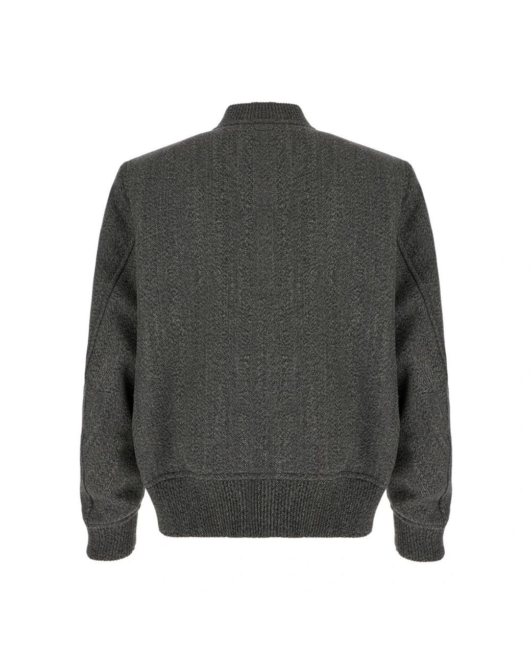Gucci Gray Bomber Jackets for men
