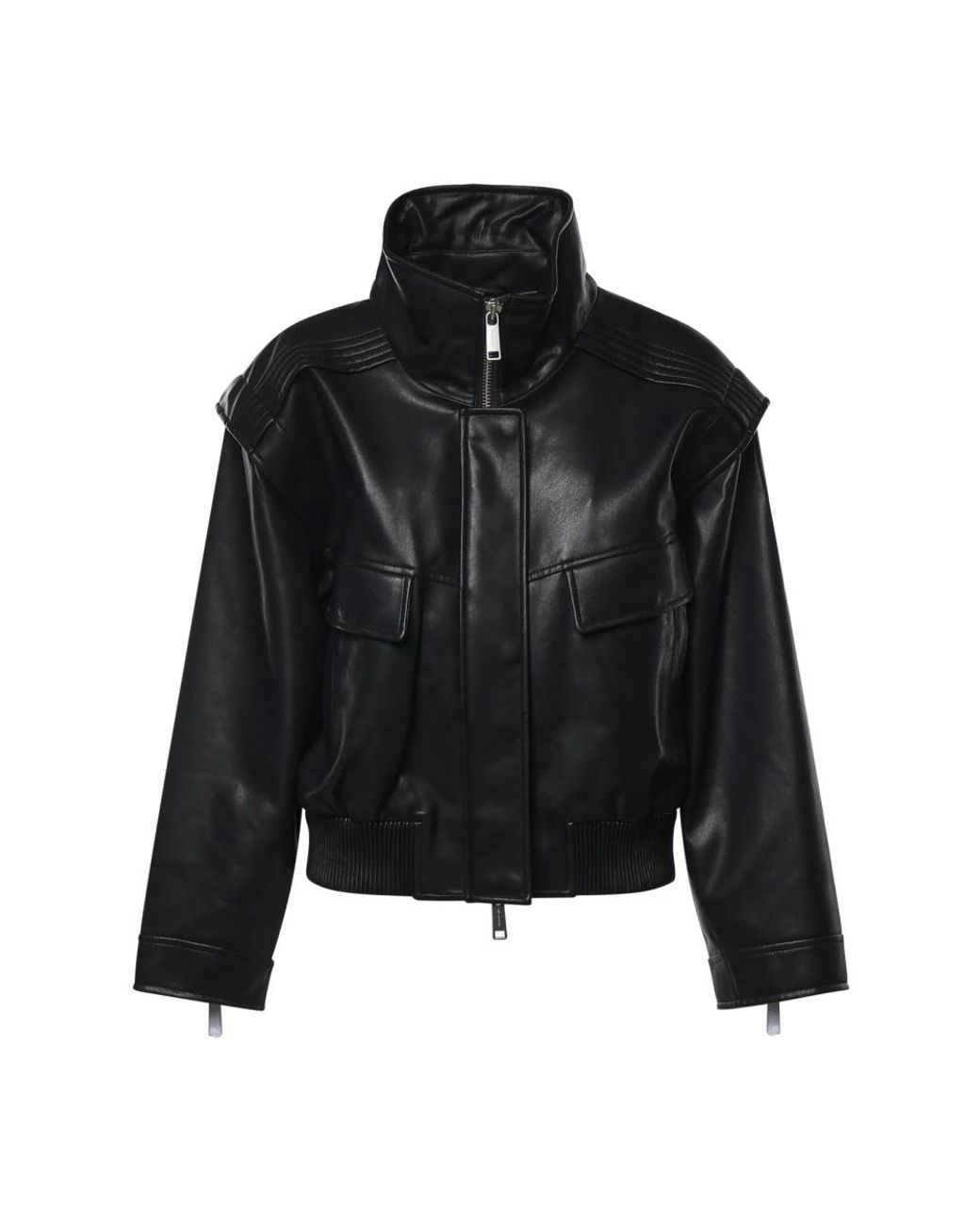 Self-Portrait Black Lightweight Quilted Jacket